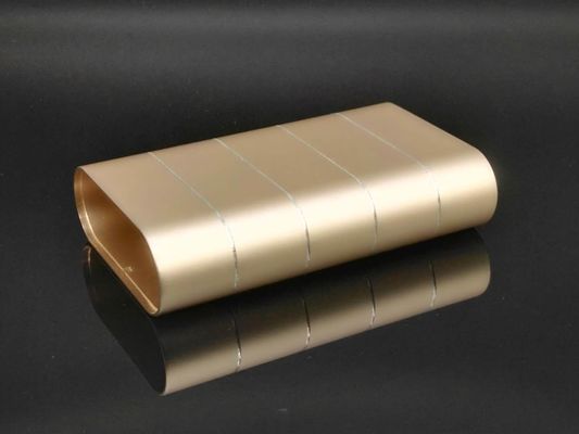 Goldene anodisierte CNC-Prägeteile elektronische Zigarette elektrischen Äußeren
