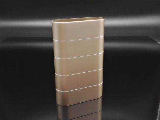 Goldene anodisierte CNC-Prägeteile elektronische Zigarette elektrischen Äußeren